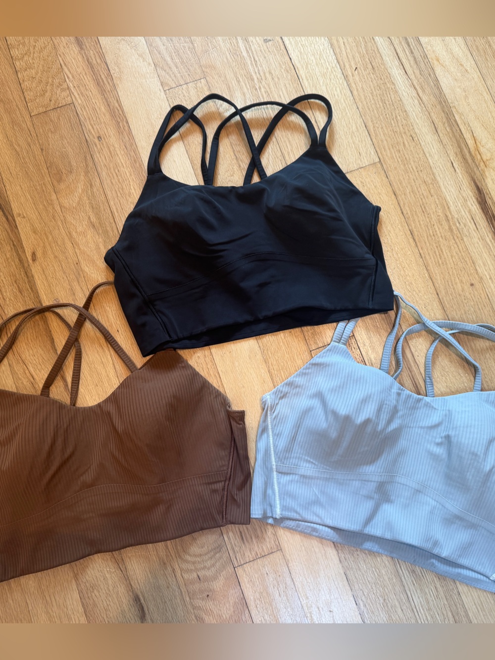 Lululemon Like A Cloud Bra M 8 GUC White Black - Picture 2 of 5
